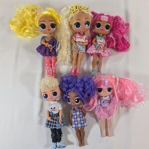 L.O.L. Surprise! OMG 7 Doll LOT Sold As Is